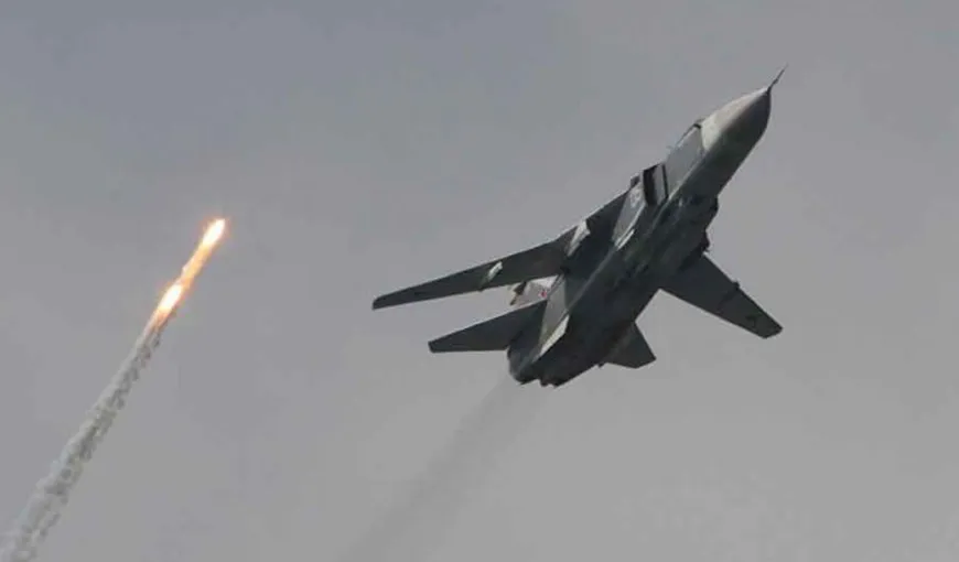 Un bombardier rusesc Su-24 s-a prăbuşit. Nu există supravieţuitori