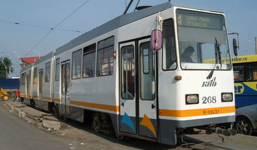 RATB modifică traseele a cinci linii tramvai. Tramvaiul 4 se desfiinţează