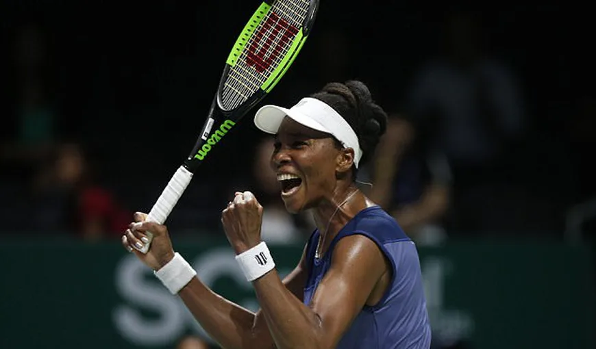 Turneul Campioanelor 2017. Venus Williams, în finala de la Singapore contra danezei Caroline Wozniacki