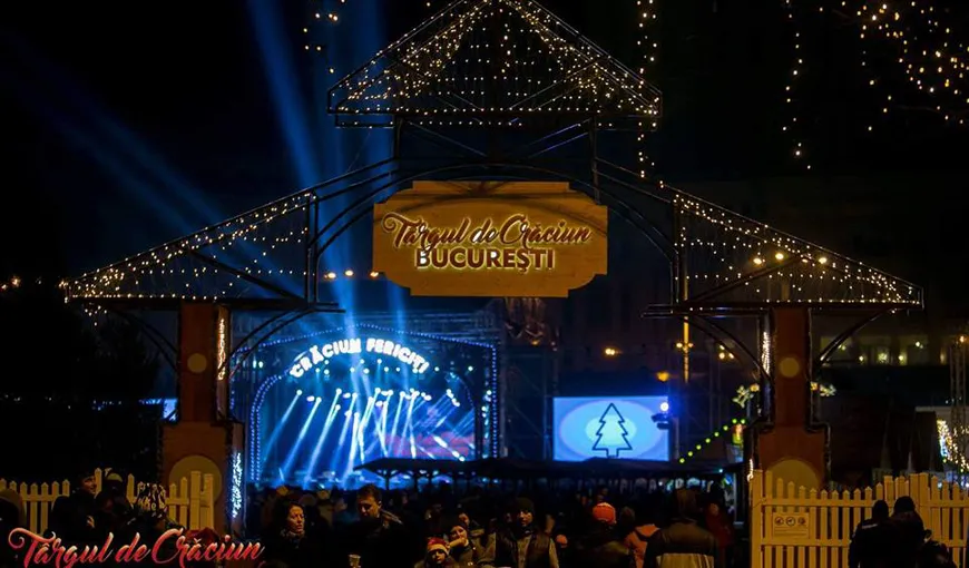Târgul de Crăciun Bucureşti se deschide de 1 decembrie, în Piaţa Constituţiei: brad înalt de 30 de metri, patinoar şi căsuţe