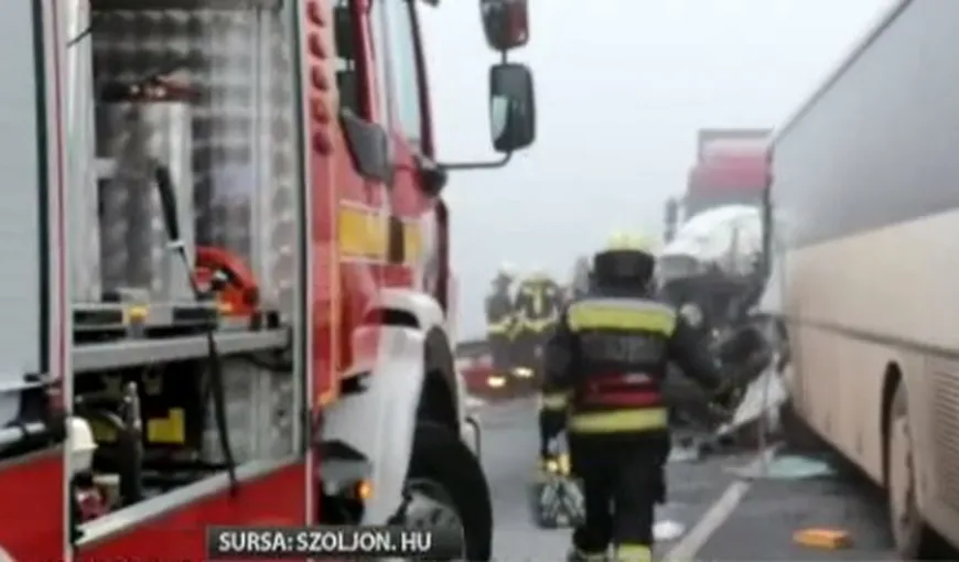 MAE: Unul dintre cei cinci români răniţi în accidentul din Ungaria a fost externat
