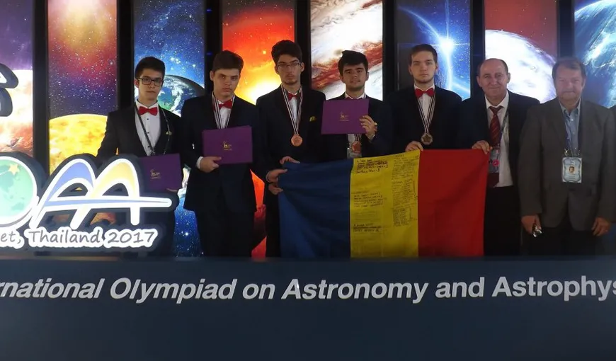 Cinci premii, pentru lotul României la Olimpiada Internaţională de Astronomie şi Astrofizică