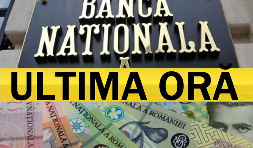 CURS BNR: Modificările fiscale prăbuşesc moneda naţională, un euro a ajuns la 4,63 lei pe piaţa interbancară