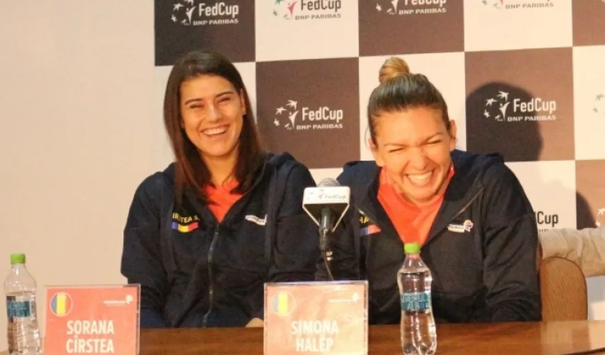 FED CUP România-Canada. Simona Halep şi Sorana Cîrstea o vor primi pe Bouchard la Cluj