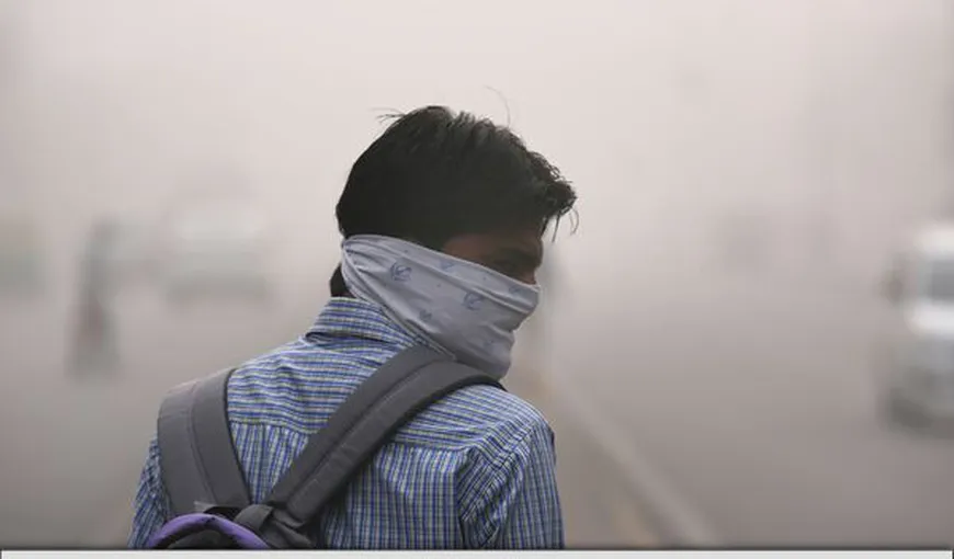 Capitala indiană New Delhi, puternic afectată de poluare. Şcolile vor fi închise toată săptămâna