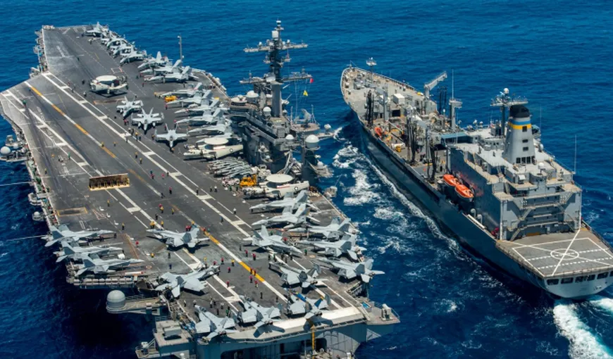 Portavioane de atac americane efectuează manevre în Pacific. Se aşteaptă reacţia Coreei de Nord