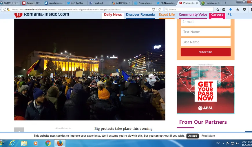 Protestele din România, în atenţia presei internaţionale. Ce scriu agenţiile străine