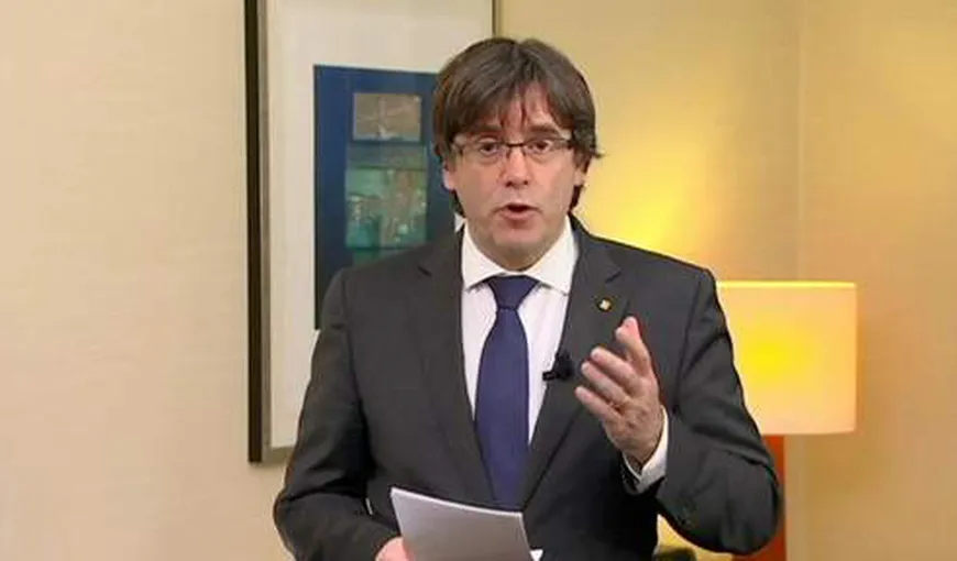 Liderul catalan Carles Puigdemont primeşte MANDAT de ARESTARE EUROPEAN în dosarul independenţei Cataloniei