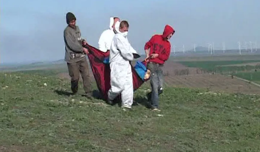 Moarte suspectă, cadavru găsit pe câmp