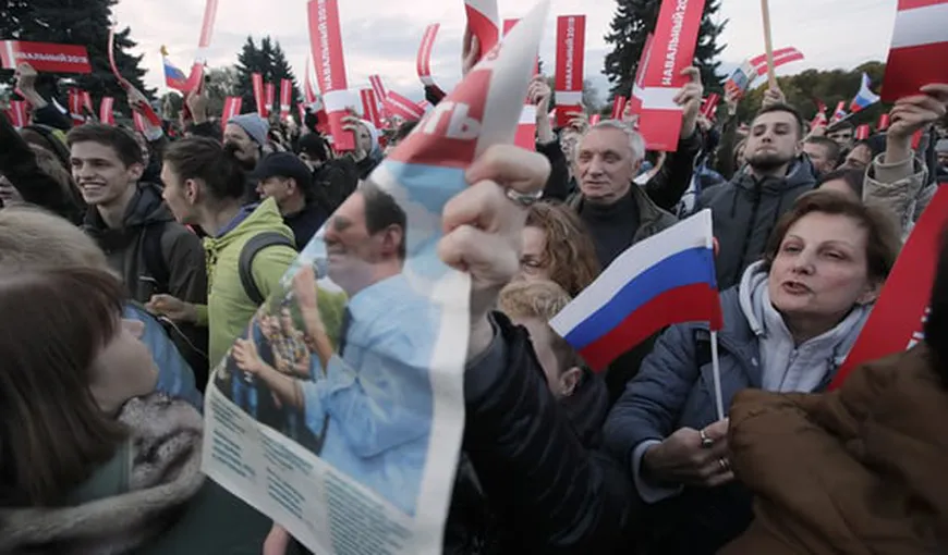 Arestări în rândul stângii naţionaliste ruse cu ocazia unei manifestaţii, în Sankt-Petersburg