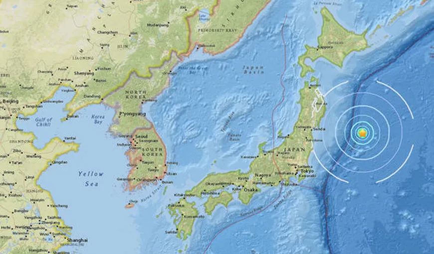 Cutremur cu magnitudine 6,2 în Japonia