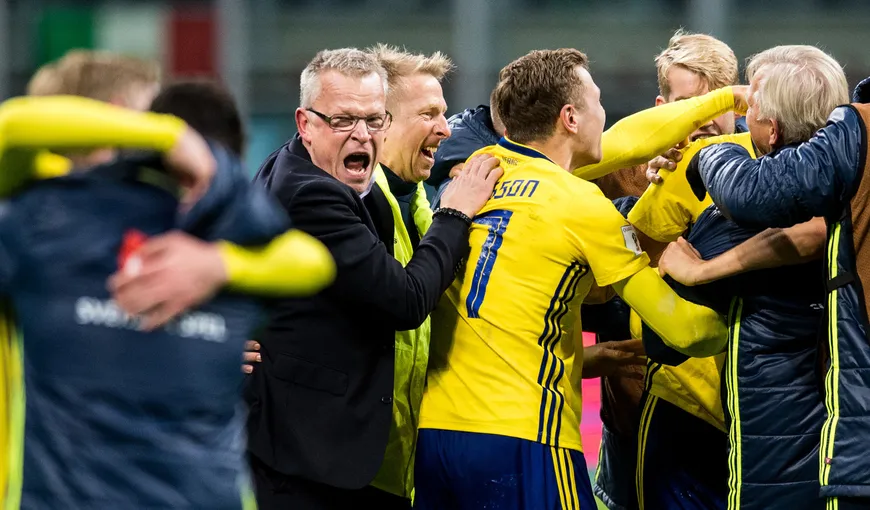 Gest SUPERB făcut de selecţionerul Suediei după calificarea la CM 2018 FOTO