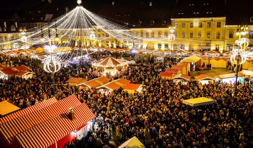 Târgul de Crăciun de la Sibiu îşi deschide porţile vineri seara. Vezi şi alte Târguri de Craciun în România în 2017