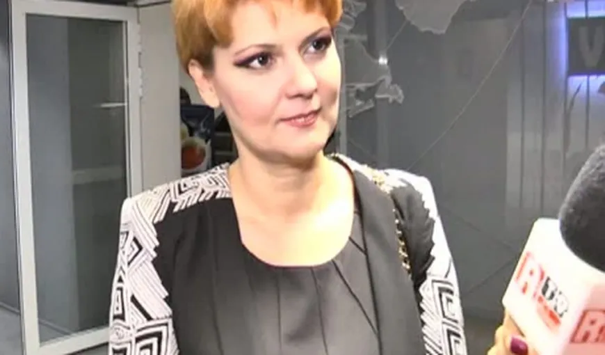 Lia Olguţa Vasilescu: Sunt peste două milioane de angajaţi pentru care nu se plătesc contribuţiile de către angajatori