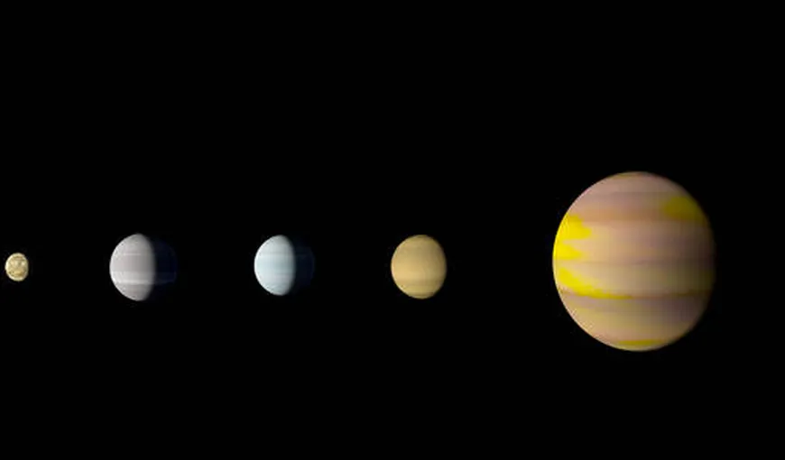 NASA a descoperit un sistem solar cu opt planete, ca al nostru, dar mult mai mic