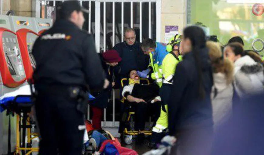 Grav accident de tren în Spania, la Alcala de Henares. Zeci de persoane au fost rănite