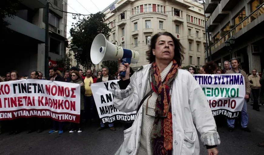 Grecia, în GREVĂ NAŢIONALĂ din cauza măsurilor de austeritate