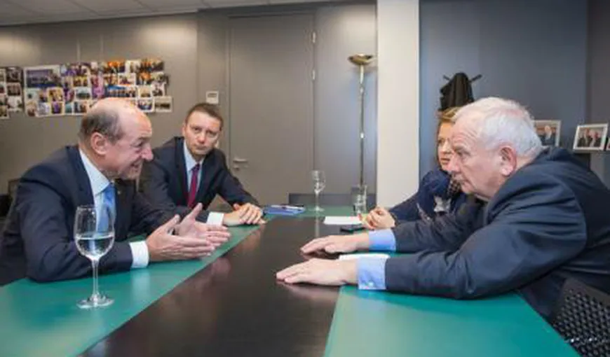 Traian Băsescu a discutat la Bruxelles cu oficiali europeni despre accelerarea proceselor de integrare a României în Schengen