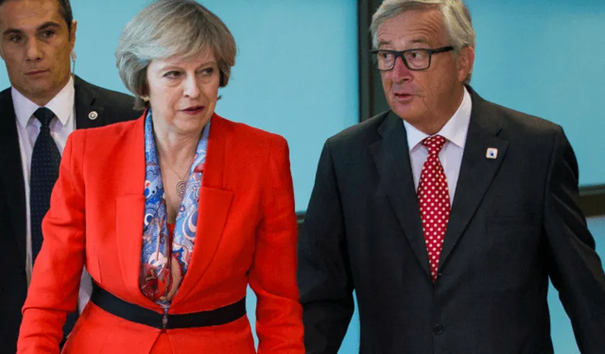 Jean-Claude Juncker şi Theresa May nu au ajuns la un acord privit procedura de Brexit