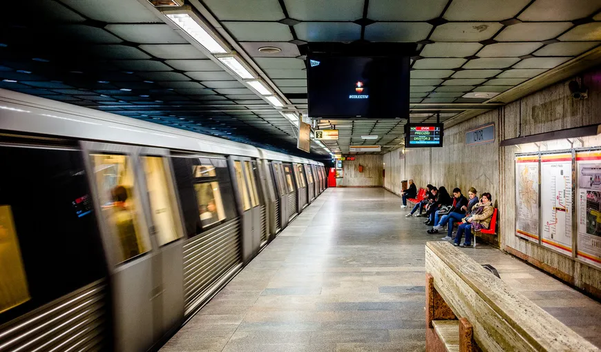 Programul de circulaţie la metrou se modifică începând de la Crăciun până în 2 ianuarie