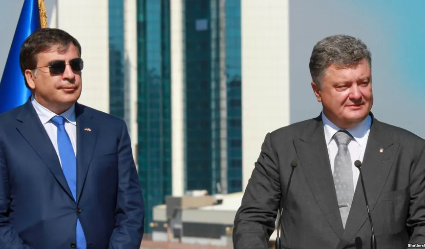 Mihail Saakaşvili cere înlăturarea de la putere a preşedintelui ucrainean Petro Poroşenko UPDATE