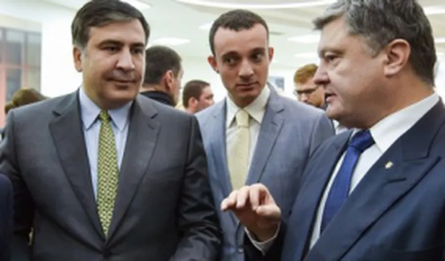 Fostul preşedinte al Georgiei, Mihail Saakaşvili, îndeamnă ucrainenii la REVOLUŢIE împotriva preşedintelui Petro Poroşenko