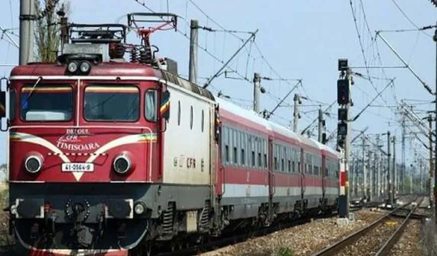 Trafic feroviar pe ruta Bucureşti – Timişoara întrerupt după ce o şină de cale ferată s-a fisurat
