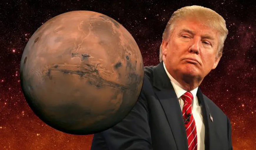 Donald Trump face politică … spaţială. Preşedintele american trimite astronauţi pe Lună şi pe Marte