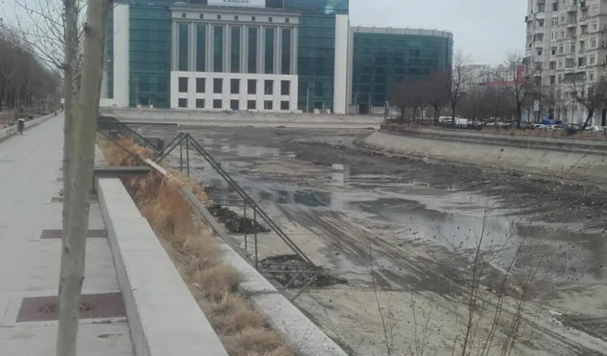 Canalul Dâmboviţa din Capitală va fi secat. ANAR avertizează că mirosul va fi unul extrem de neplăcut din cauza descompunerii algelor