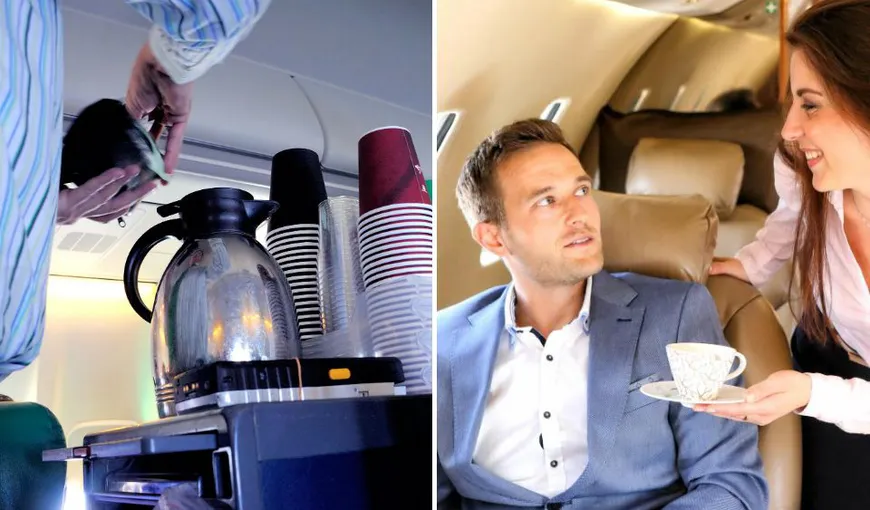 Avertisment ŞOC al unei stewardese. „Nu beţi cafeaua care se face în avion!” UITE DE CE