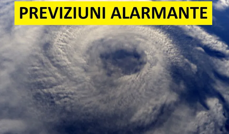 „Ciclonul-bombă” loveşte astăzi: Meteorologii au emis deja o avertizare de vreme severă