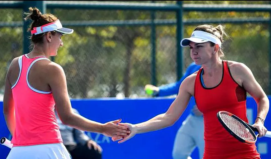 Simona Halep şi Irina Begu, în finala de dublu la Shenzhen