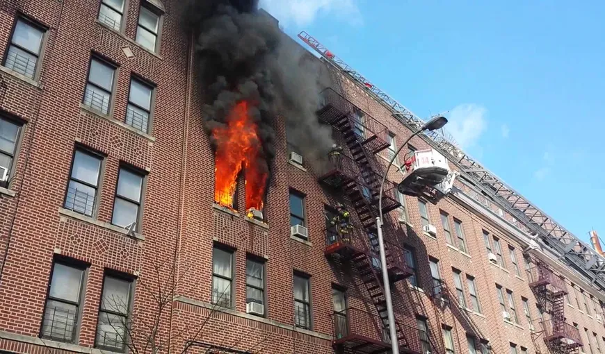 Un nou incendiu în cartierul Bronx din New York. 23 de persoane au fost rănite