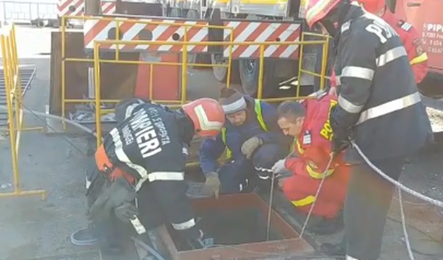 Bărbat căzut într-un puţ, în Constanţa. Pompierii au reuşit să-l salveze şi a fost transportat la spital