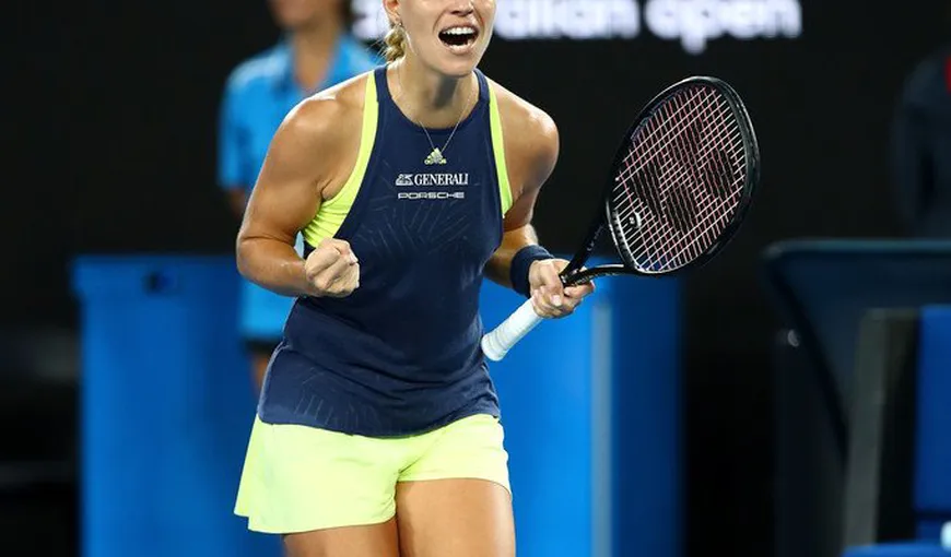 AUSTRALIAN OPEN 2018. Angie Kerber s-a calificat în sferturi. Adversară îi va fi Madison Keys