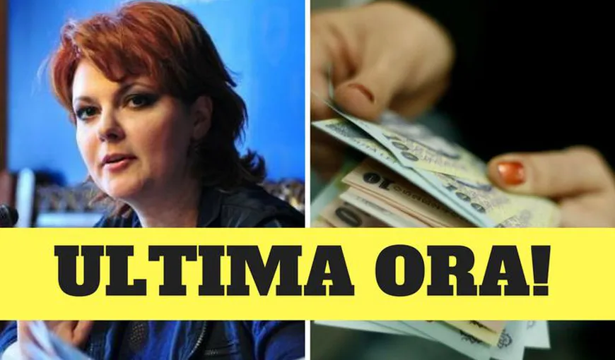 Lia Olguţa Vasilescu despre creşterile salariale din ianuarie. Ce bugetari sunt favorizaţi în perioada următoare