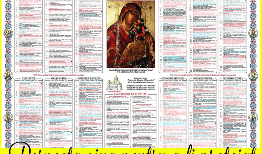 Calendar ortodox 2018. Sărbătoare mare pe 31 ianuarie. Sfinţii care te vindecă de orice boală