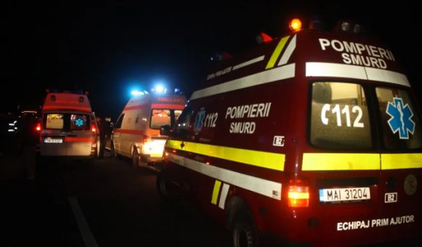 Accident grav în Olt, cu cinci victime. Toţii răniţii sunt în stare critică la spital