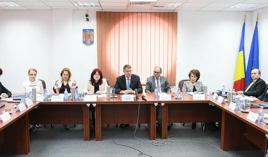 Preşedintele Klaus Iohannis participă miercuri la şedinţa plenului Consiliului Superior al Magistraturii