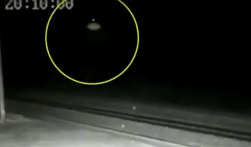 OZN, filmat de o cameră de supraveghere la graniţă: Am văzut ceva care clipea la distanță în jurul orei 20:10 – VIDEO