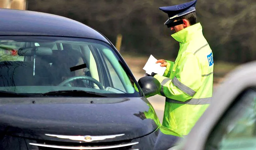 Şase sute de permise de conducere, reţinute duminică de poliţişti