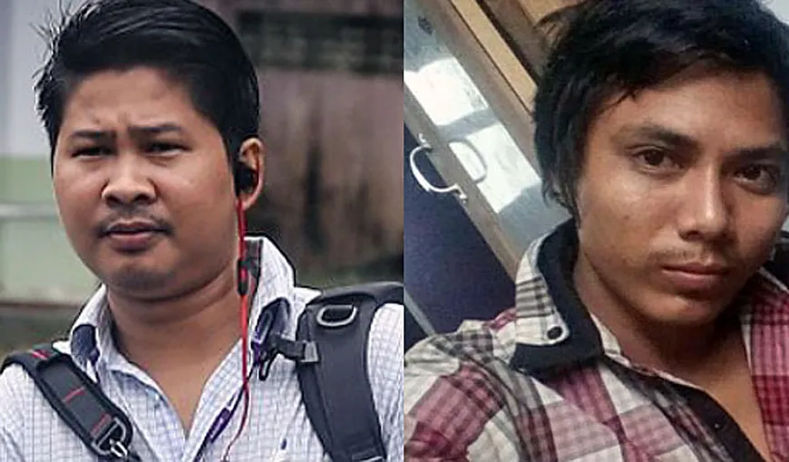 Jurnalişti ai agenţiei Reuters, puşi sub acuzare de poliţia din Myanmar. Ei riscă 14 ani de închisoare