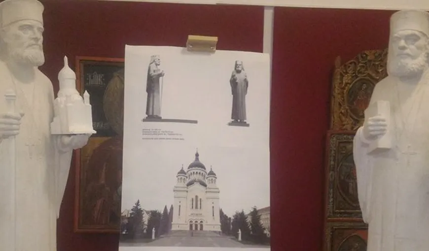 300.000 de euro pentru două statui din bronz de 3 metri înălţime. ÎPS Bartolomeu şi episcopul Nicolae, sculptaţi în faţa Mitropoliei