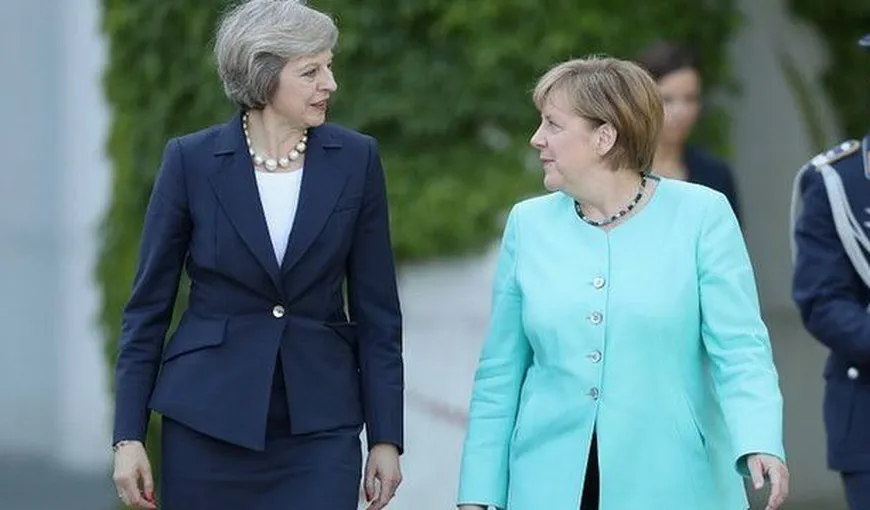 Angela Merkel o ironizează pe Theresa May