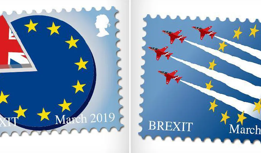 Boris Johnson susţine campania pentru emiterea de timbre poştale dedicate ieşirii Marii Britanii din UE