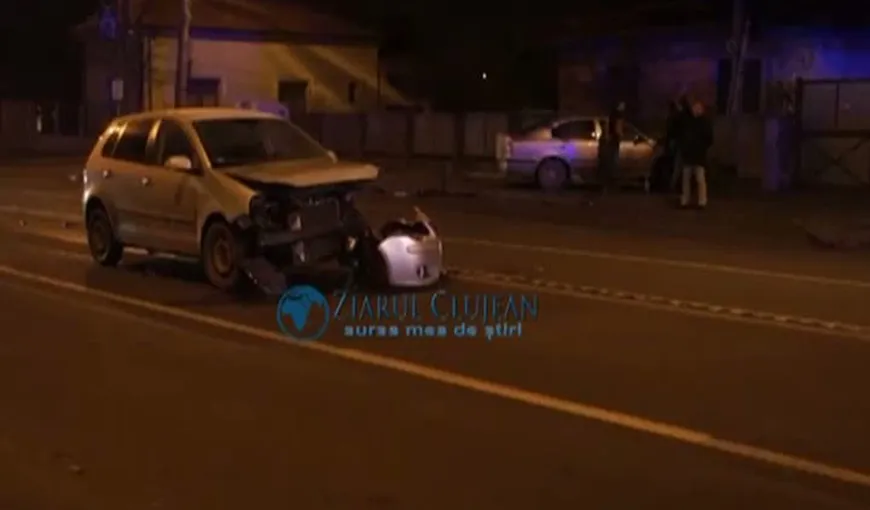 Accident grav în Cluj. Trei oameni au fost răniţi