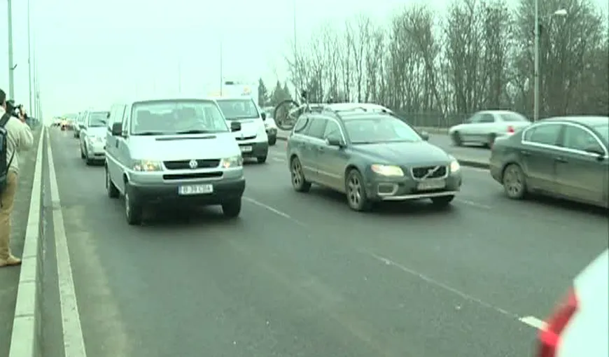 Aglomeraţie pe Valea Prahovei, trafic paralizat pe DN1