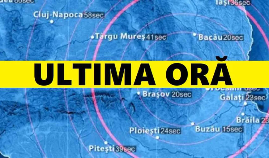Cutremur neobişnuit în România, s-a simţit în câteva oraşe