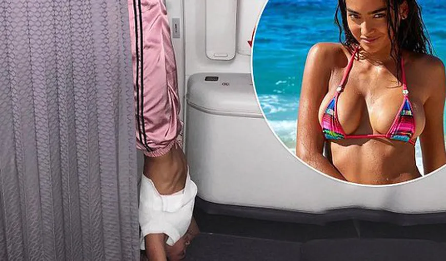 Un cunoscut model Victoria’s Secret, prins în timp ce făcea sex în avion