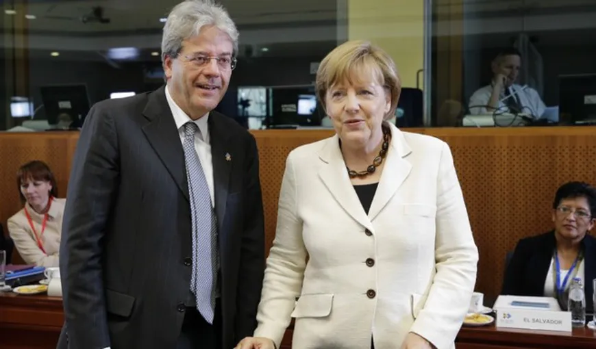 Cancelarul german şi premierul italian au ajuns la concluzia că trebuie consolidate capitole-cheie şi în special migraţia